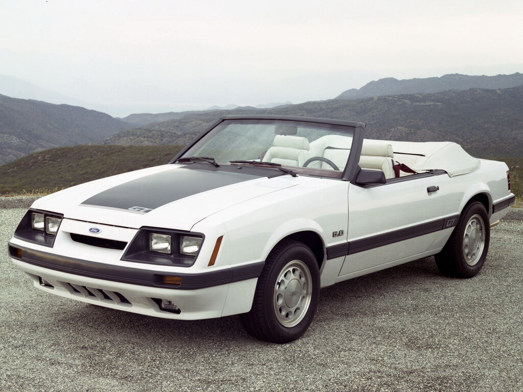 Ford Mustang (66B) 3 поколение, рестайлинг, открытый кузов (10.1982 - 07.1986)